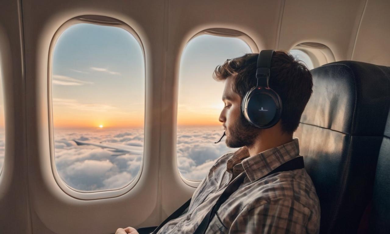 How to Listen to Music on a Plane