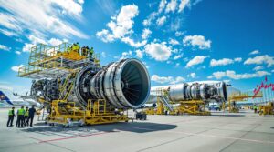 PW1100 Engine Stands: Supporting Next-Gen Aircraft Engines